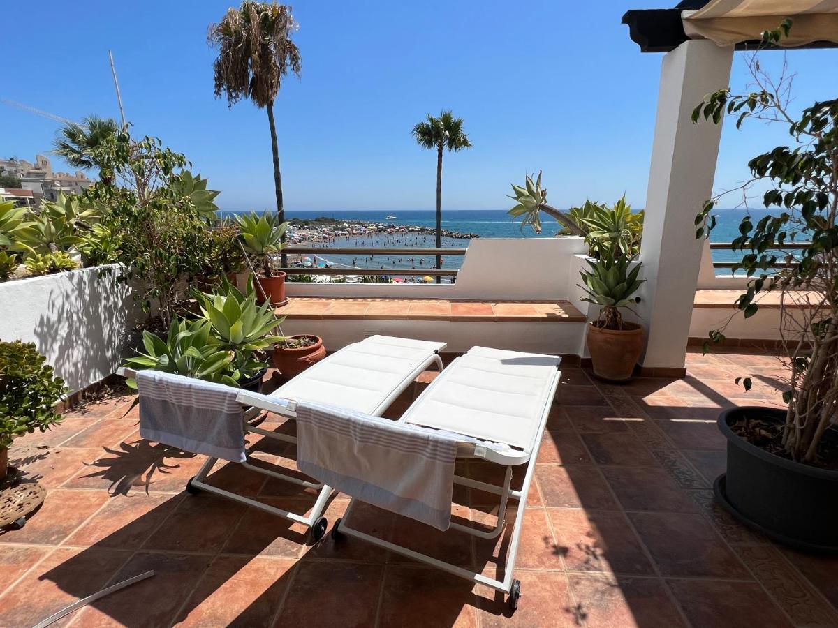 Playa Cristo Amazing Beach Terrace Appartment Estepona Exterior photo